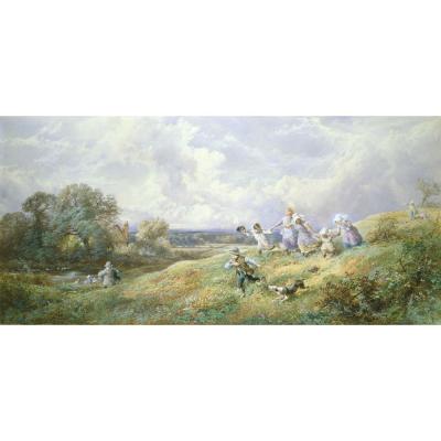 Myles Birket Foster – Children Playing